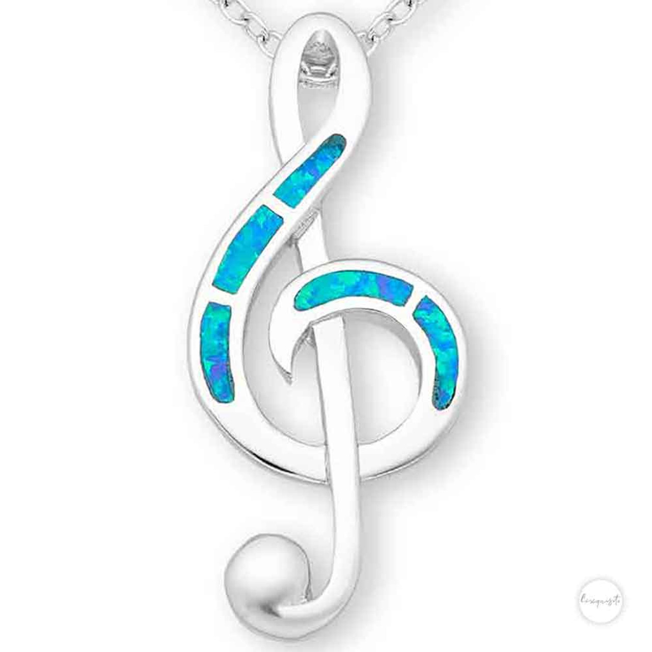 Treble sales clef pendant