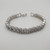 Links of love Tennis Bracelet in Silver Finish