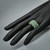 Sterling Silver Infinity Emerald and Simulated Diamond Dress Ring On Mannequin