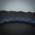 Navy Blue Braided Leather Bracelet with Silver-Plated Lobster Clasp Braiding