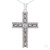 Sterling Silver Cubic Zircon Cross  Necklace Sterling Silver Cubic Zircon Cross  Necklace