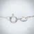 Ocean Blue Austrian Crystal Heart Necklace in Sterling Silver Clasp