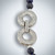 Lexquisite Lapis Lazuli Beaded Matinee Necklace with Cubic Zircon Side Clasp