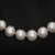 Princess Freshwater Pearl Beaded Necklace with Sterling Silver Heart Clasp 8-9 mm close up