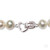 Princess Freshwater Pearl Beaded Necklace with Sterling Silver Heart Clasp 8-9 mm Clasp Close Up