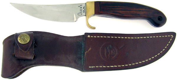 Olsen Knife Co. Olsen OK Skinner Rosewood American Edge Knives