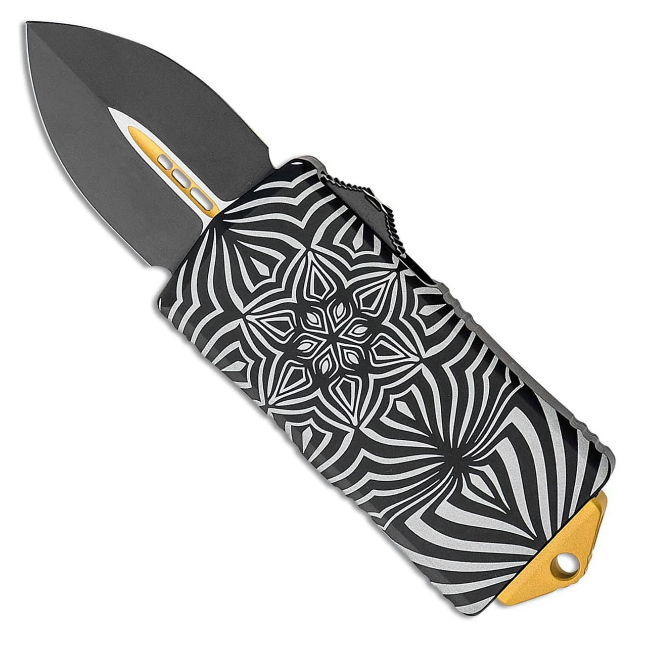 Microtech Exocet OTF Money Clip D/E Source Artwork Two Tone Blade w ...