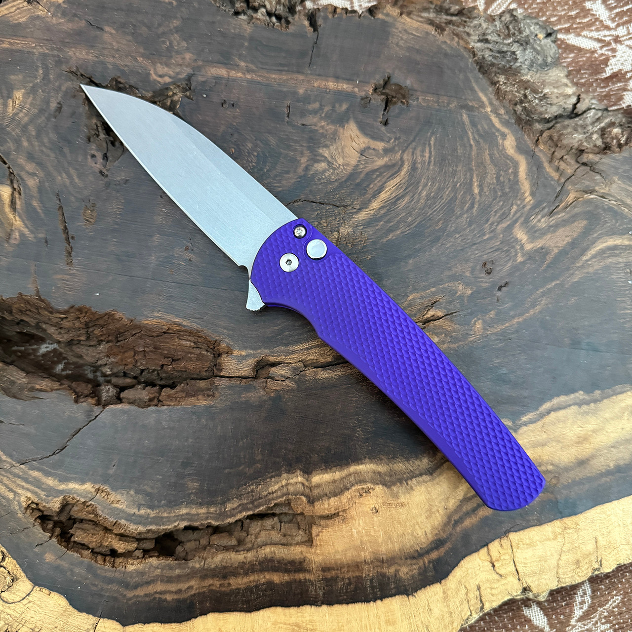 Pro-Tech Malibu Button Lock Flipper Blade Show Texas 2024