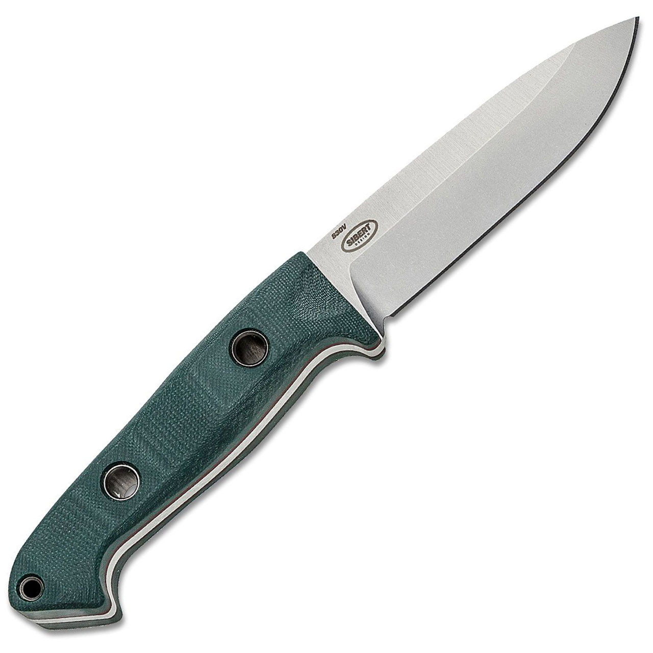 Benchmade Bushcrafter Fixed Blade Green Handle Satin Blade 162 | American Edge Knives