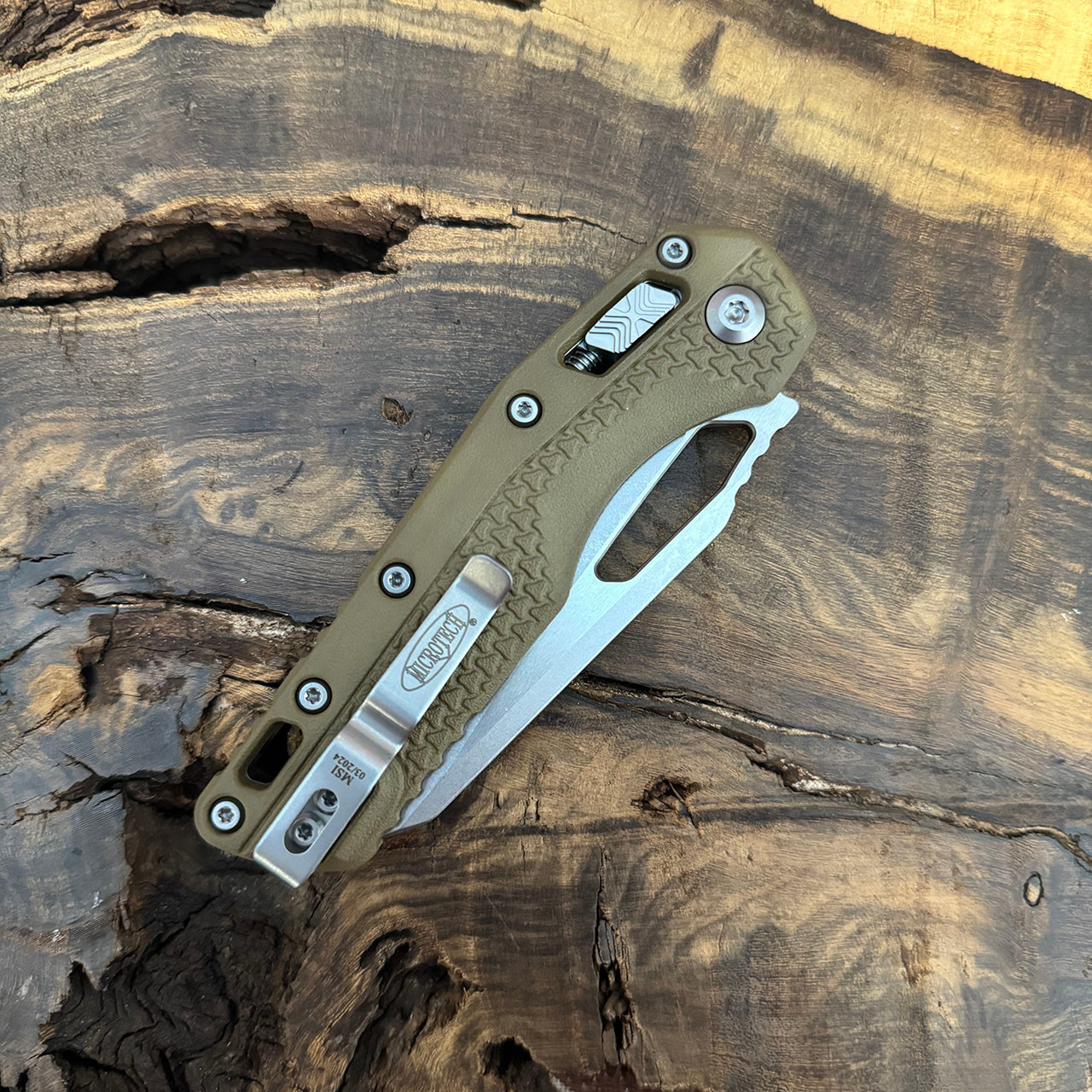 Microtech MSI RAM-LOK S/E Dark Earth Tri-Grip Polymer Apocalyptic