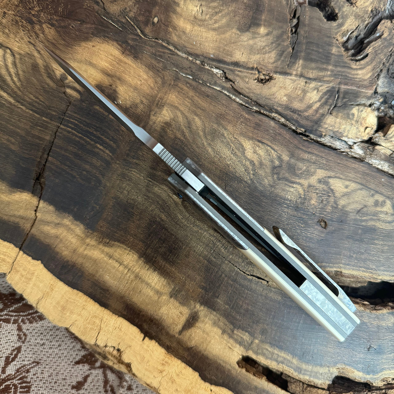 ★ Katherine's Collectionビジュー付きエンブロイドリボン Kirby Lambert Custom Phoenix Folder Westinghouse Ivorite