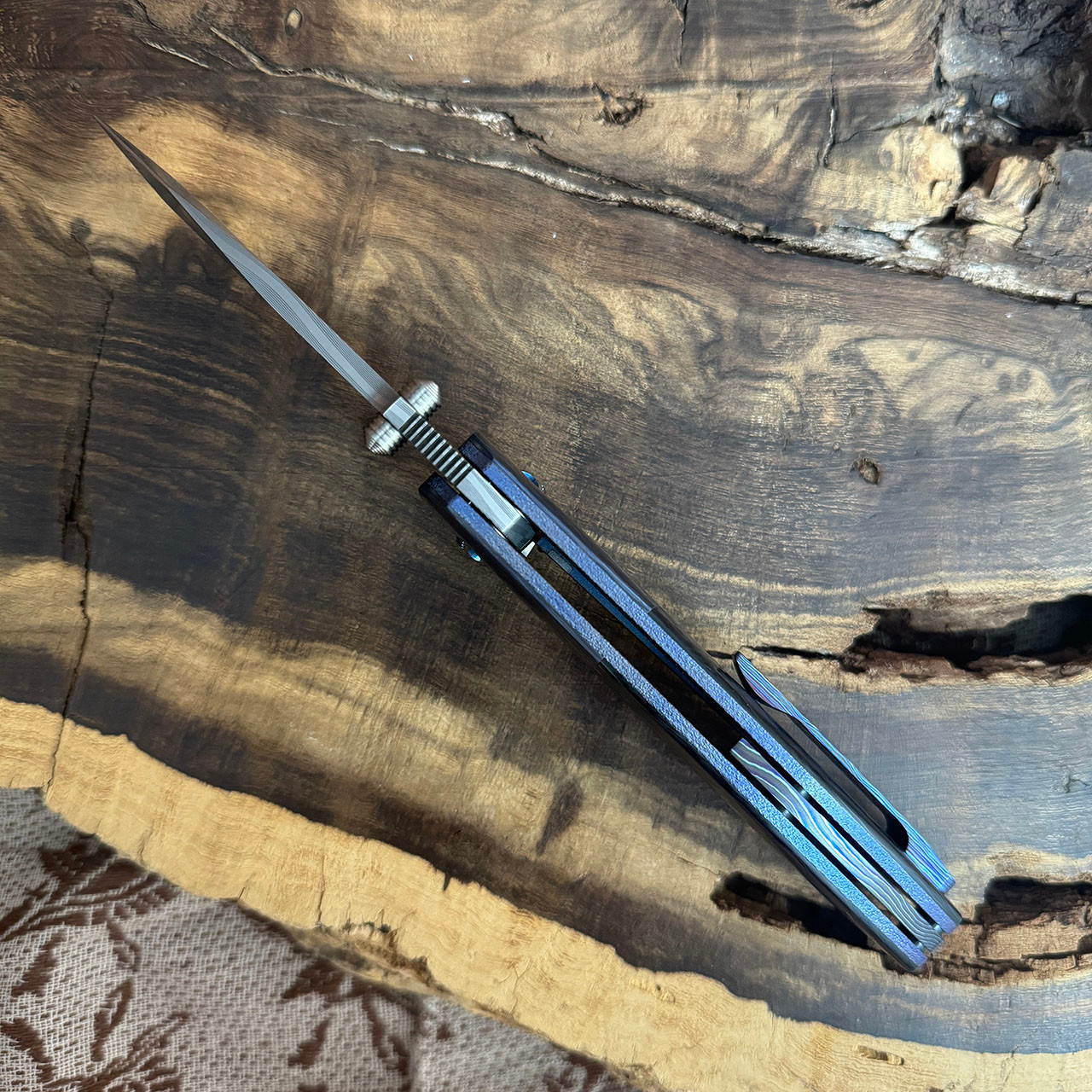 Kirby Lambert Custom Ghost Folder Technocarbo Handle w/ Black