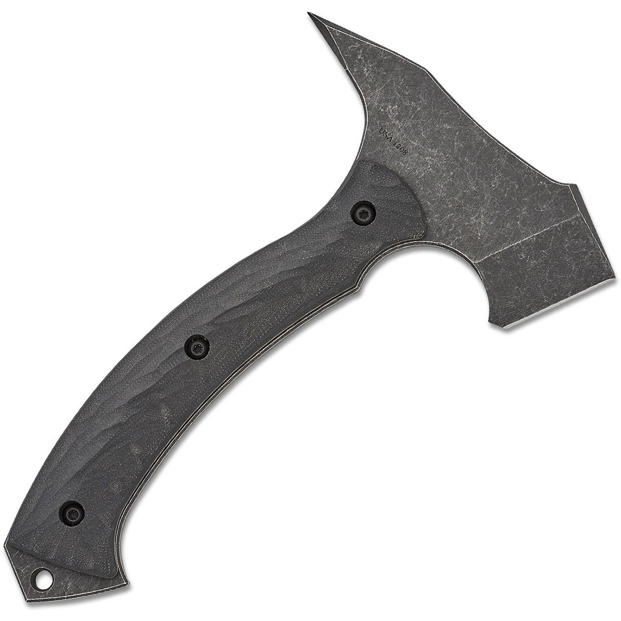 Toor Knives F13 Tommy Tomahawk Bomber Black G-10 Handle Black Head