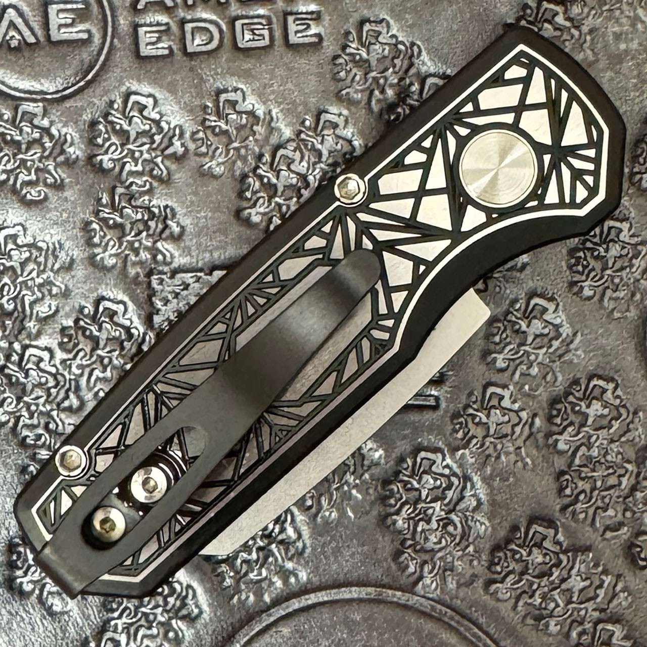 Pro-Tech 2024 Runt 5 Custom 004 Reverse Tanto 25th Anniversary Two