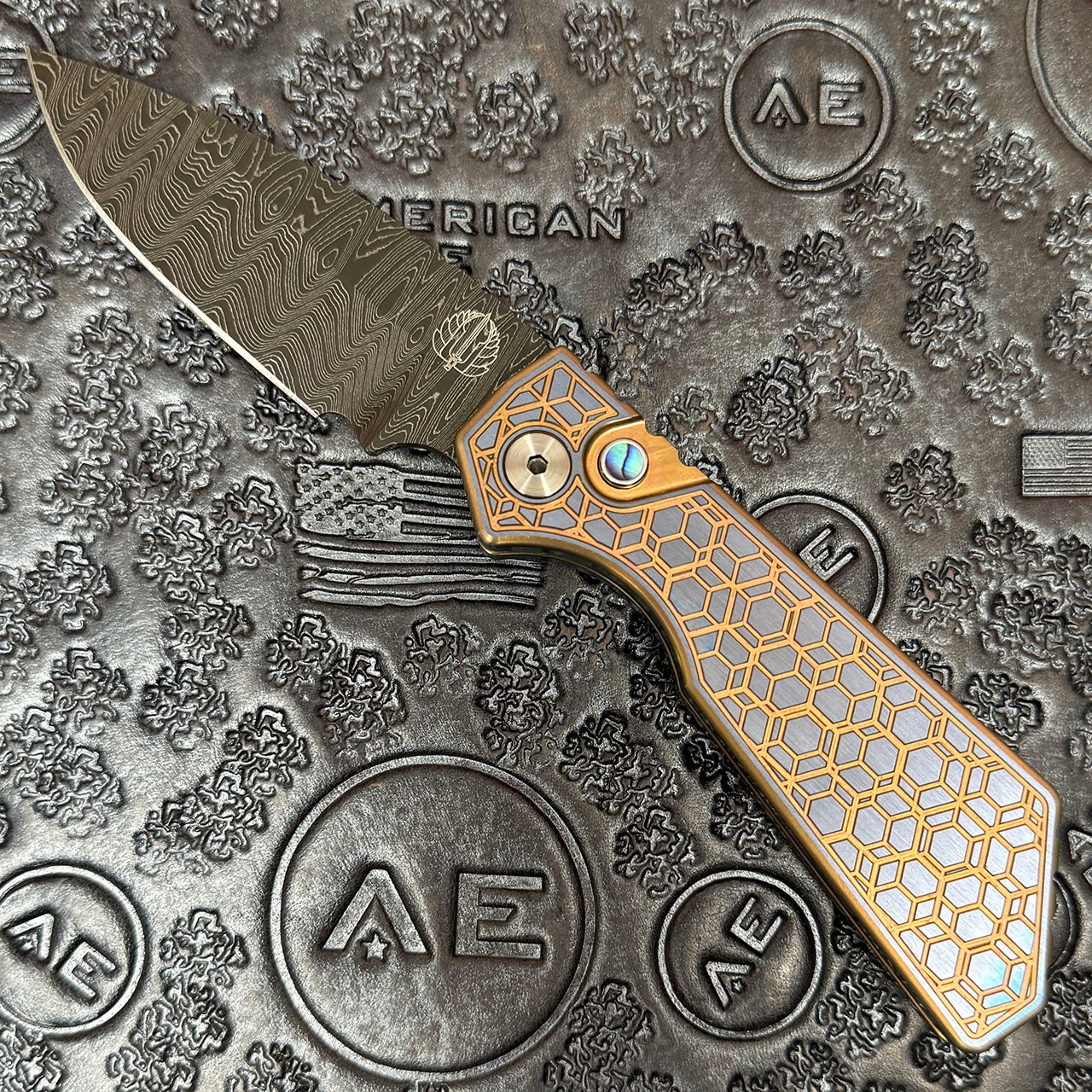 Pro-Tech 2024 Strider PT+ Custom 006 Auto Gridlock Textured Blue