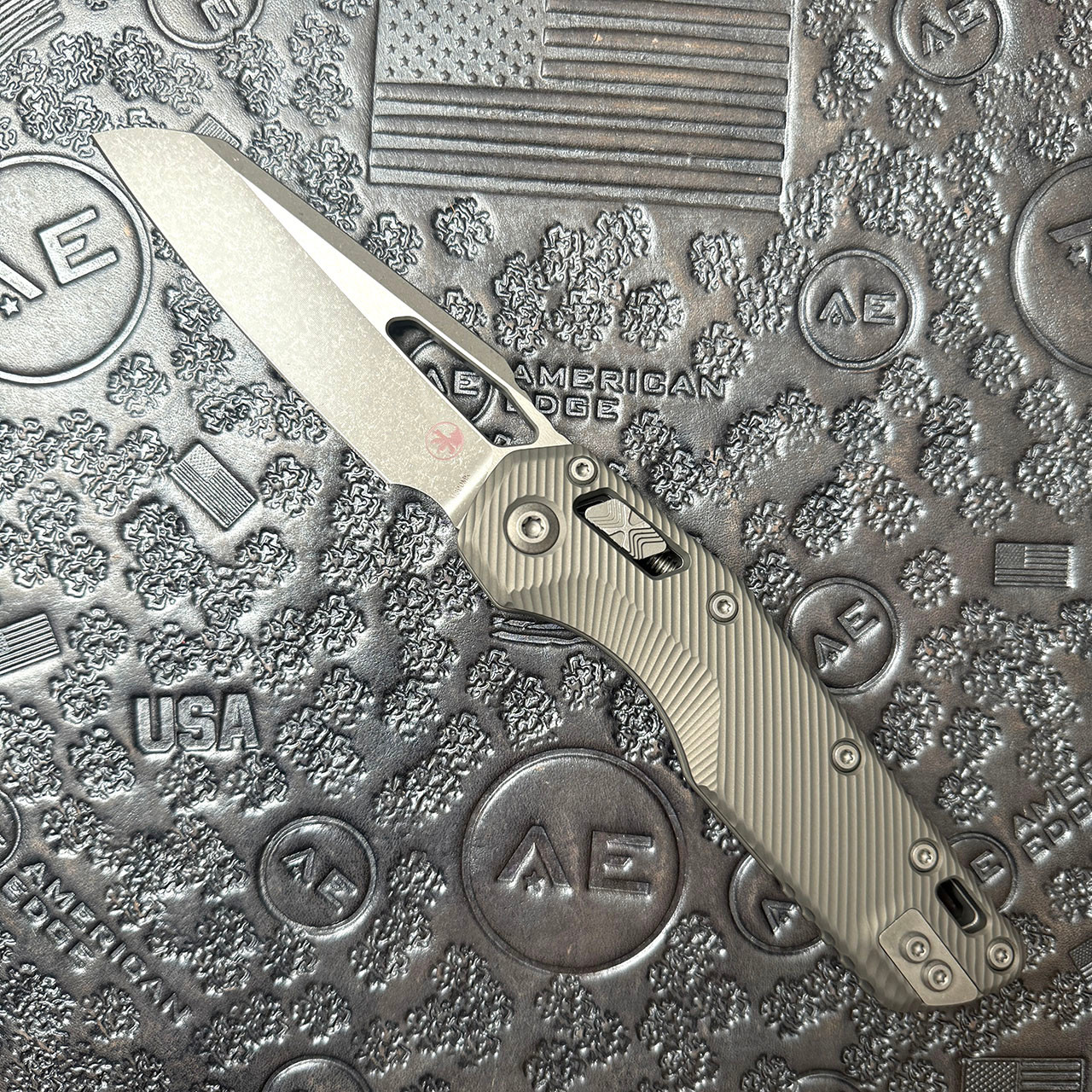 Microtech MSI RAM-LOK Fluted Natural Clear Aluminum Handle