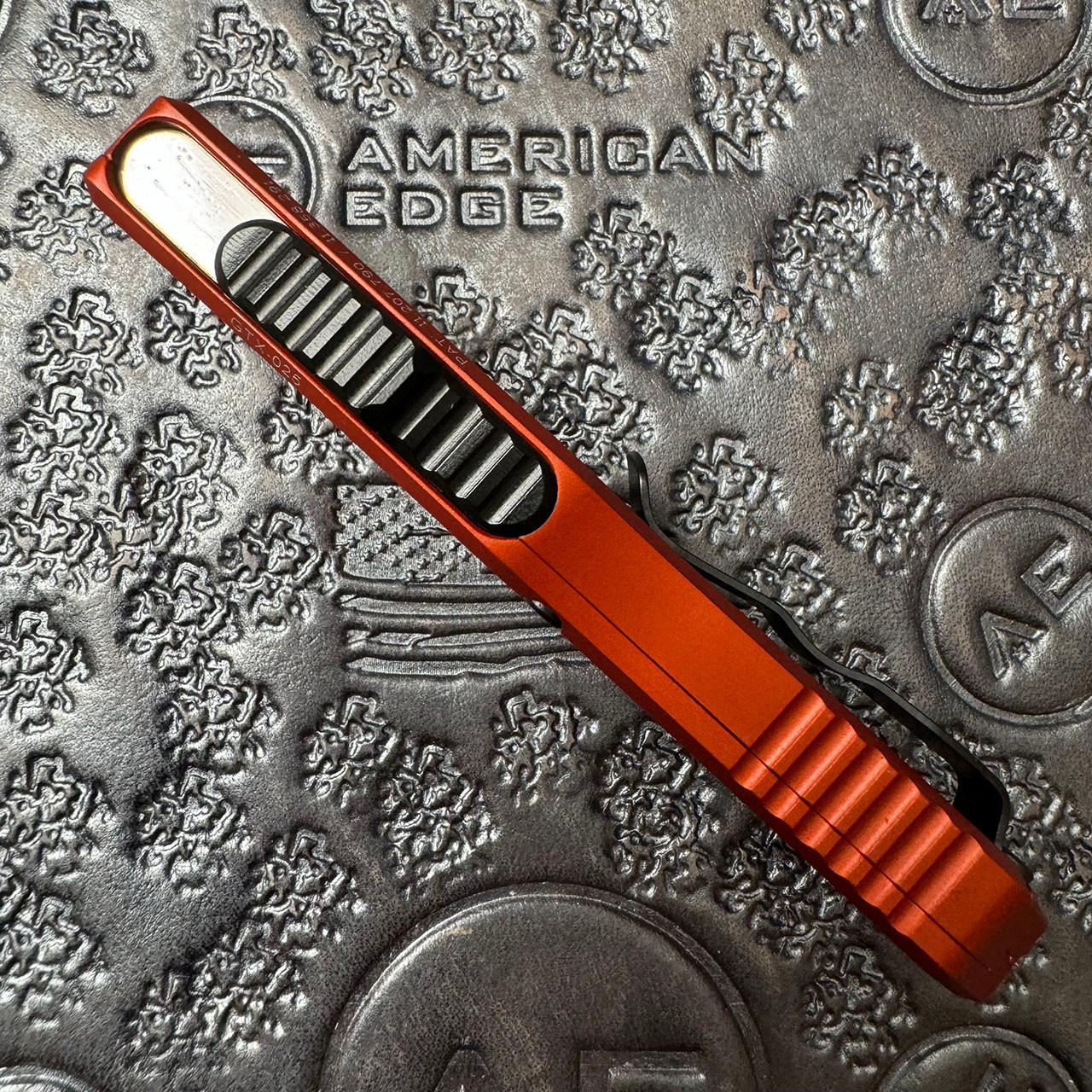 Guardian Tactical GTX-025 S/E Burnt Orange Handle Black Blade 12