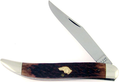 Ka Bar Dog S Head Large Toothpick 14k Gold 231 American Edge Knives