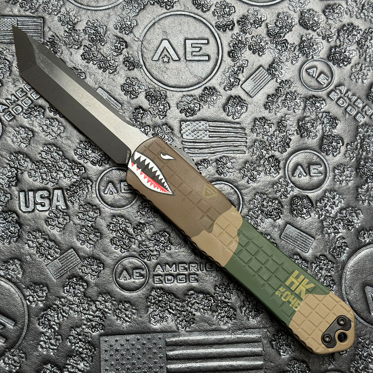 Heretic Knives Manticore X Tanto Camo Frag Handle w/ A-10 Motif