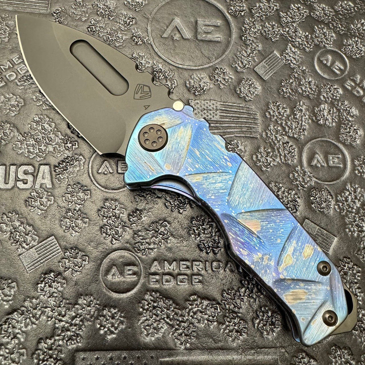 Medford Praetorian Genesis T Frame Lock Galaxy Flamed Stained