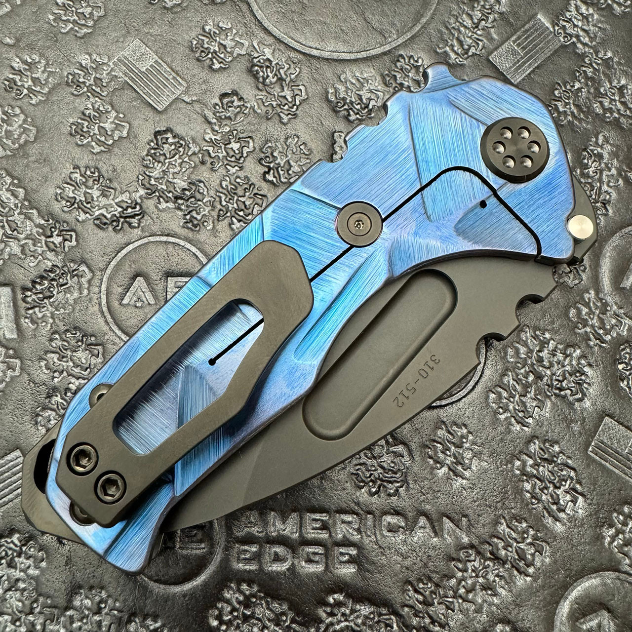 Medford Praetorian Genesis T Frame Lock Galaxy Flamed Stained