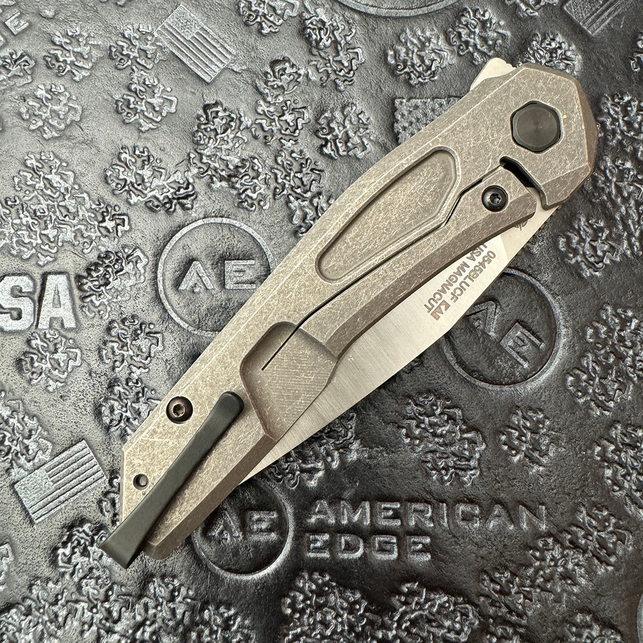 Zero Tolerance 0545 Frame Lock Flipper Blue Carbon/Fiber Titanium