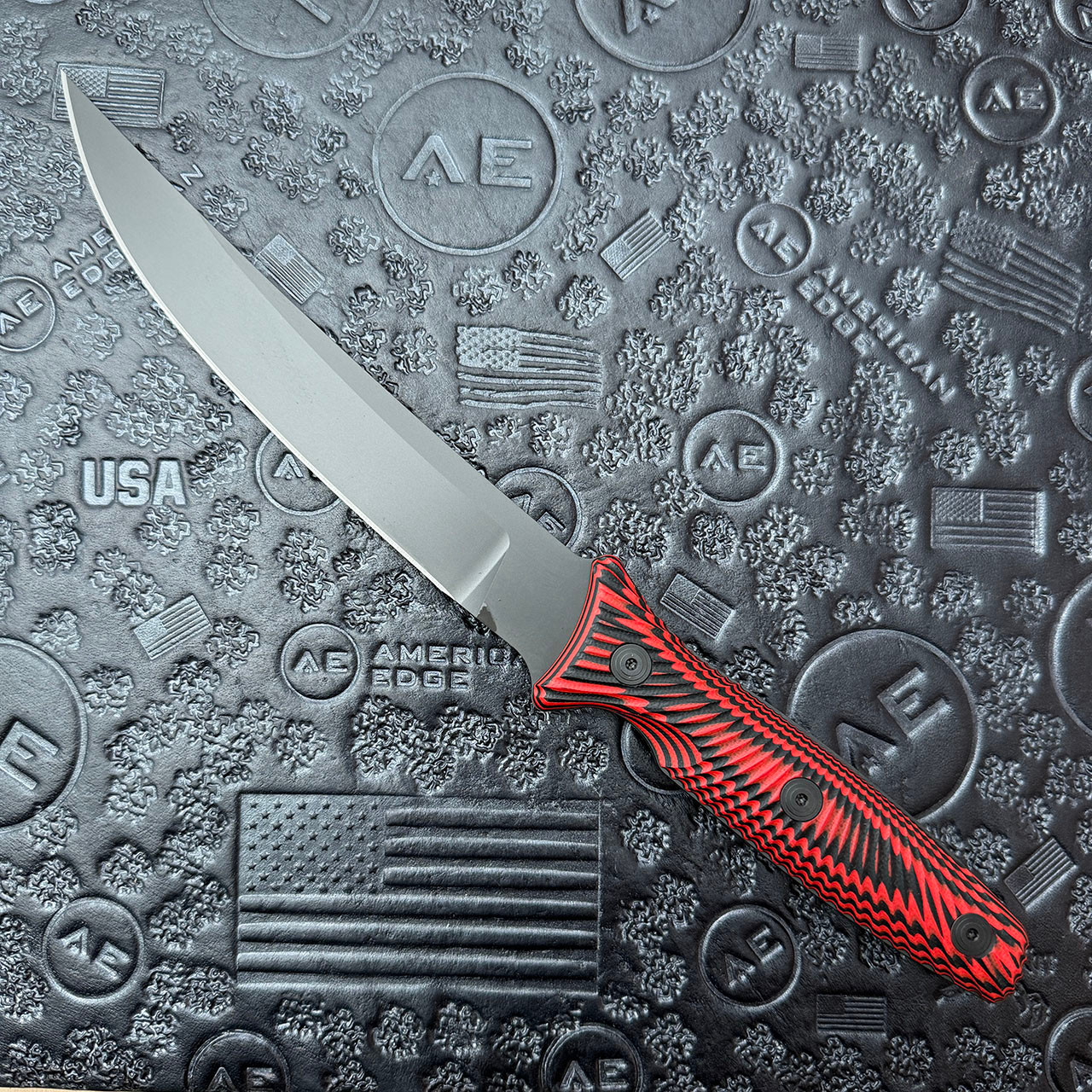 Spartan Blades Ronin Torii Fixed Blade Red/Black G10 Handle Black