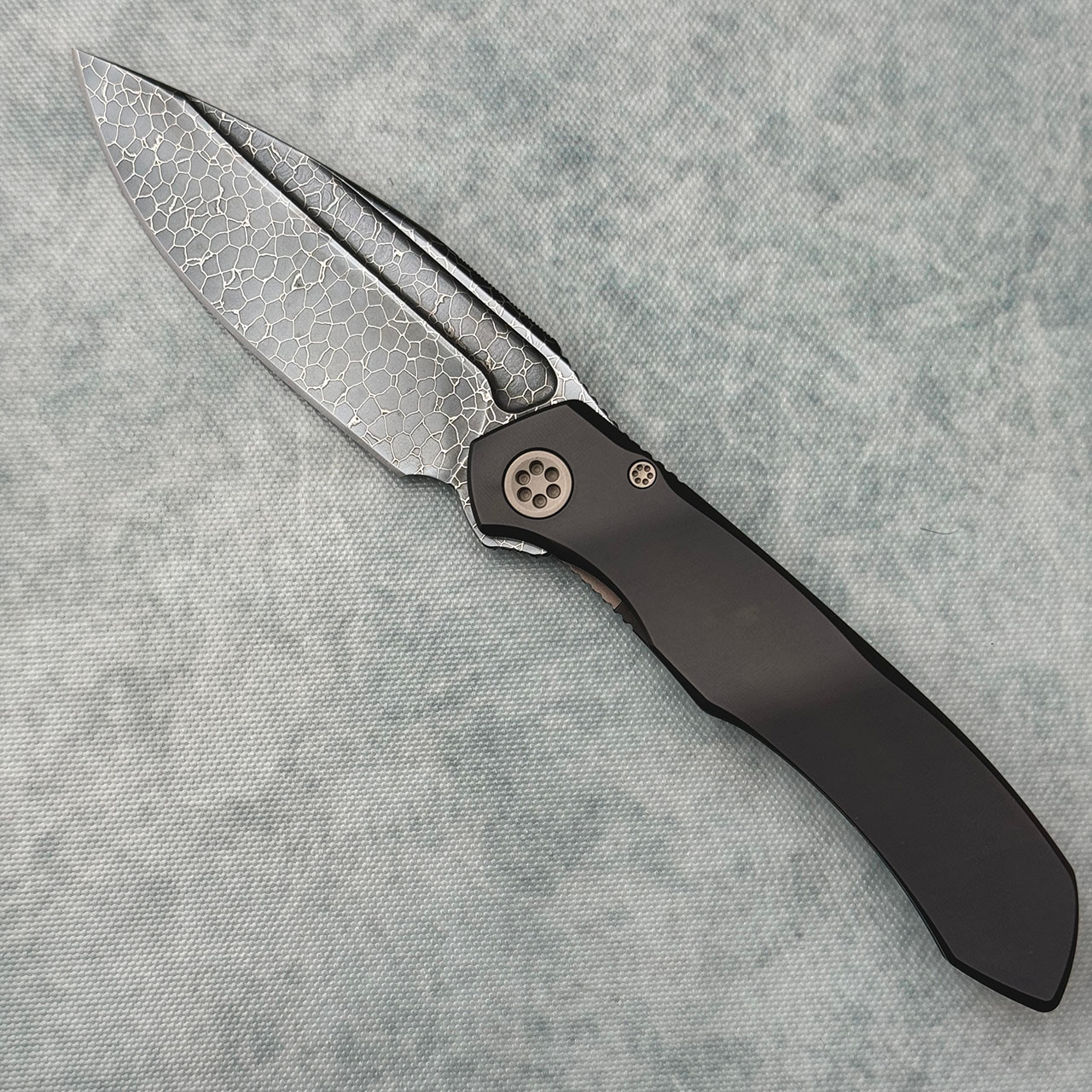 Marfione Custom Anax Integral Frame Lock DLC Titanium Handle w