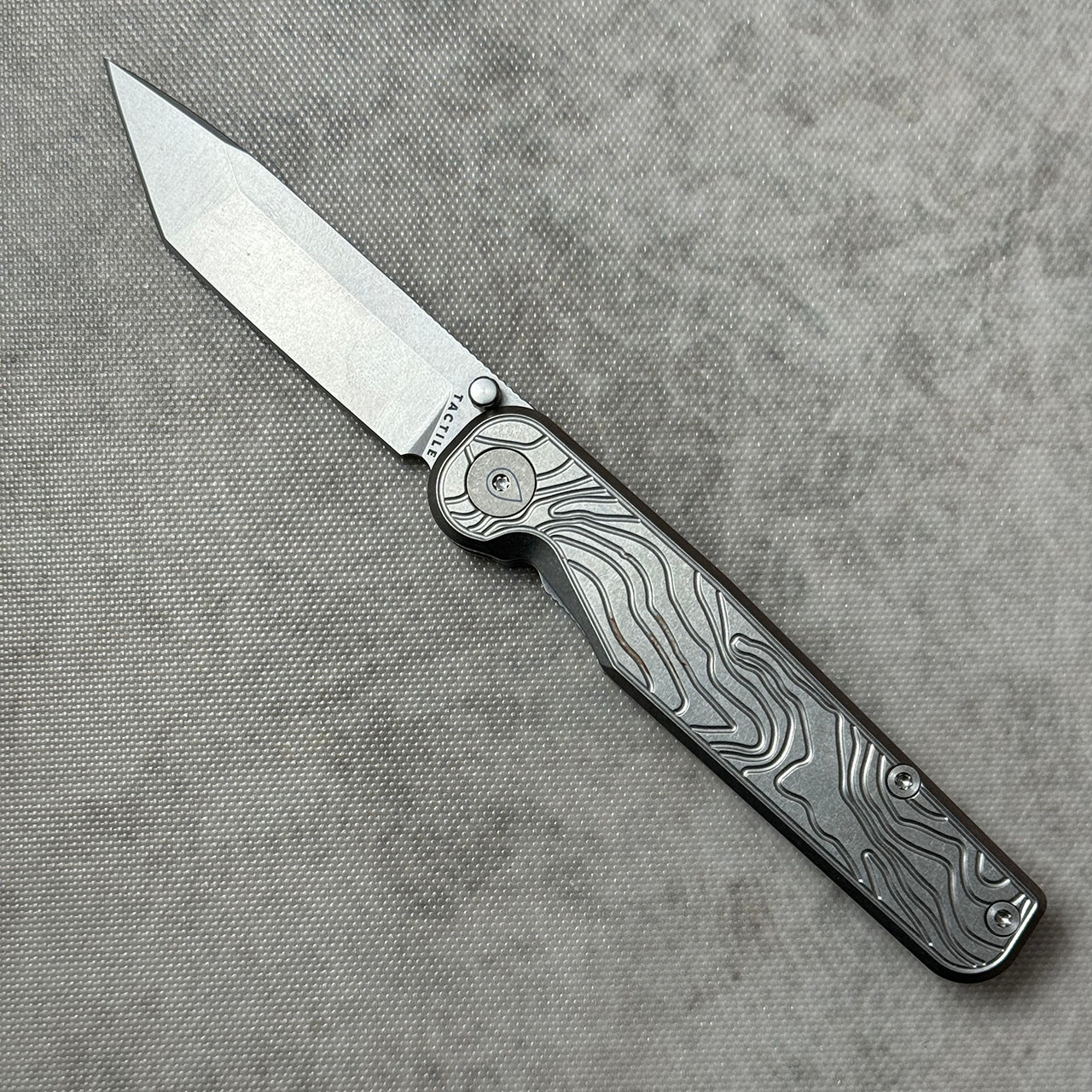 Tactile Knife Co. Rockwall Thumbstud Assisted Liner Lock Titanium