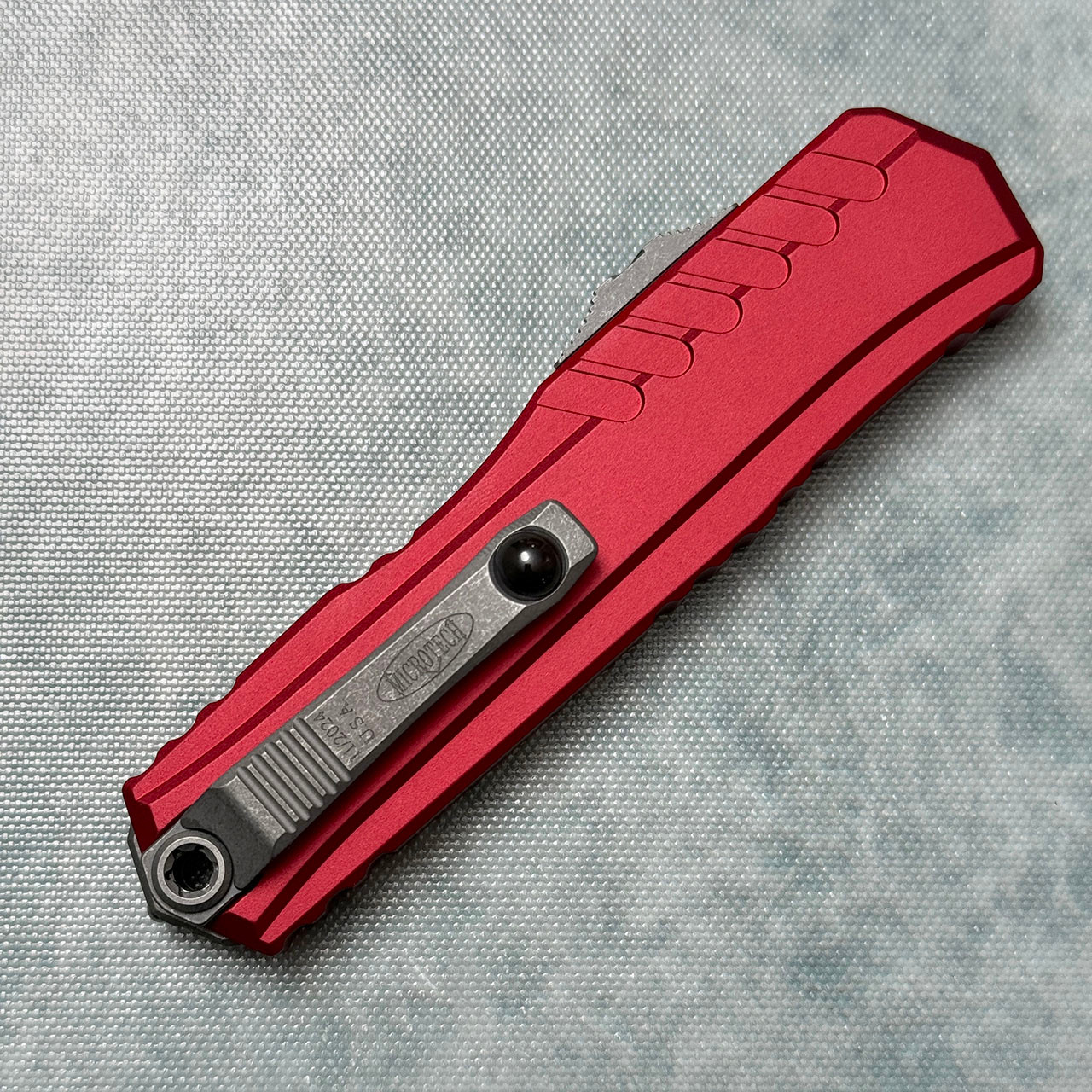 Microtech Cypher II S/E Red Apocalyptic Standard 1241-10APRD