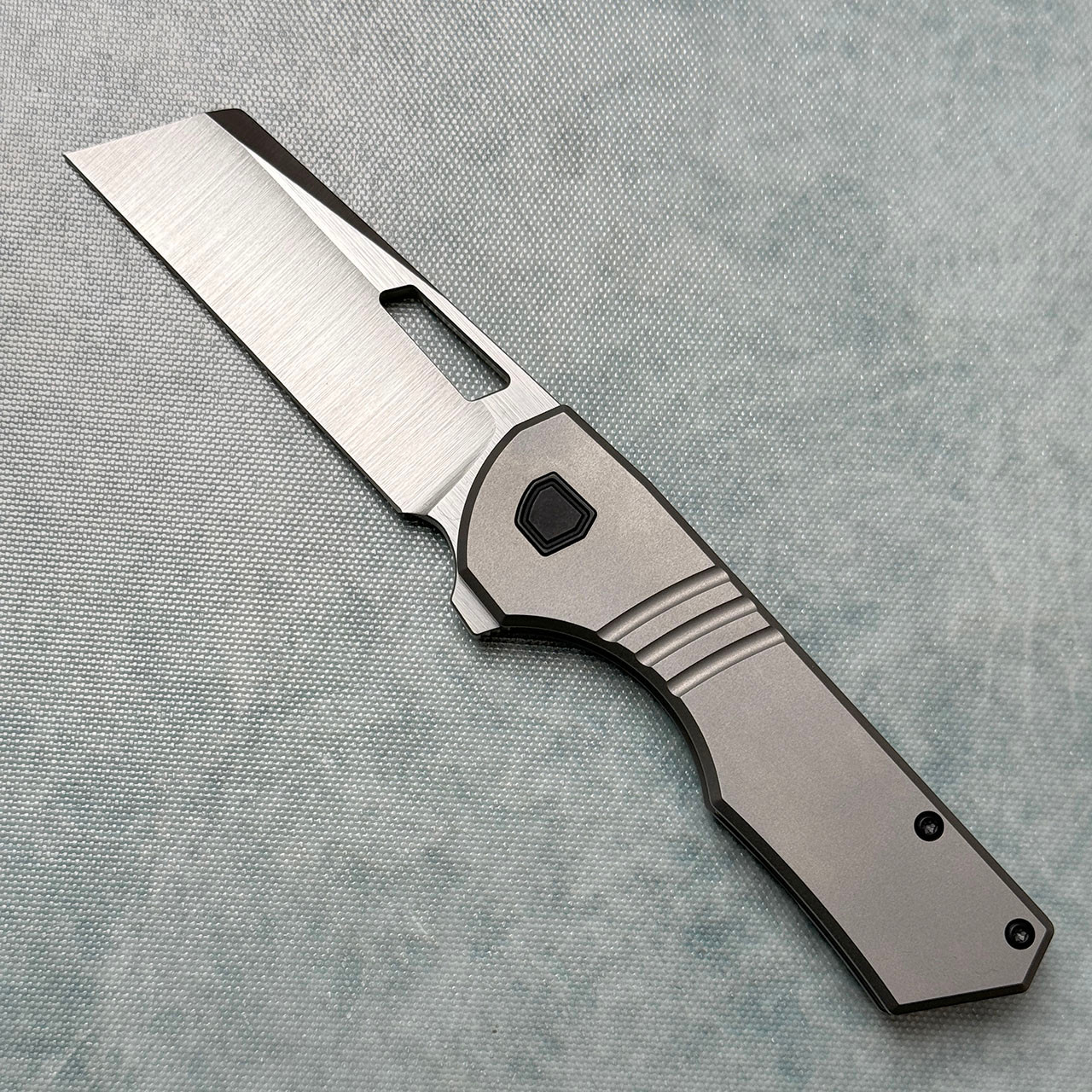 Brian Brown Yeager-M V3 Flipper Frame Lock Titanium Handle Black
