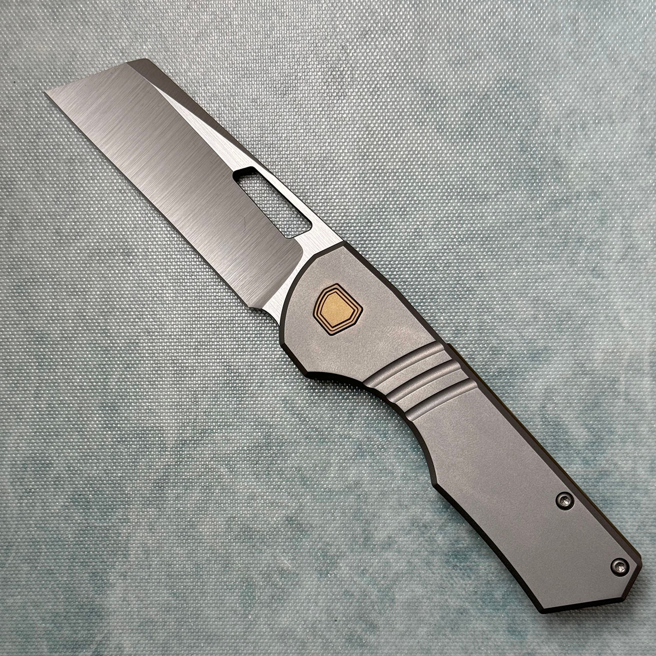 Brian Brown Yeager-M V3 Frame Lock Titanium Handle Bronze Accents
