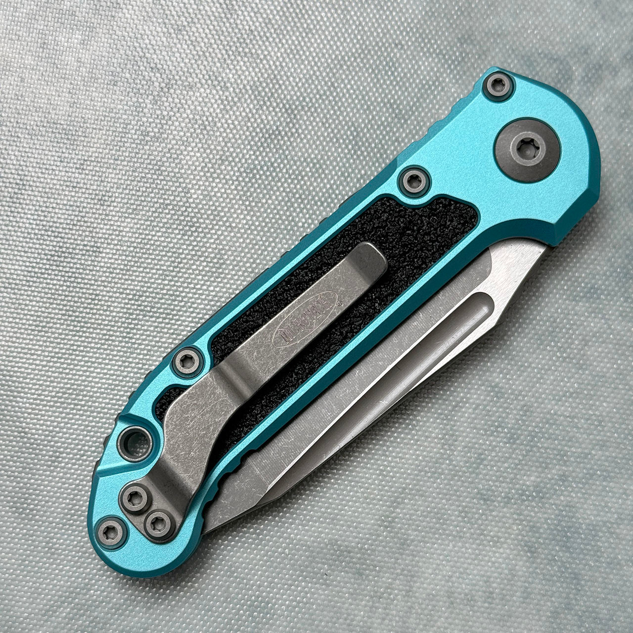Microtech LUDT T/E Gen III Turquoise Apocalyptic Standard 1136