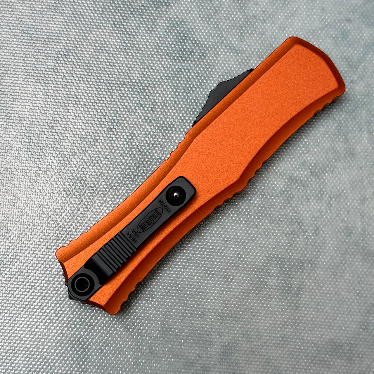 Microtech Hera II Mini Recurve Orange Black Standard 1705M-1OR