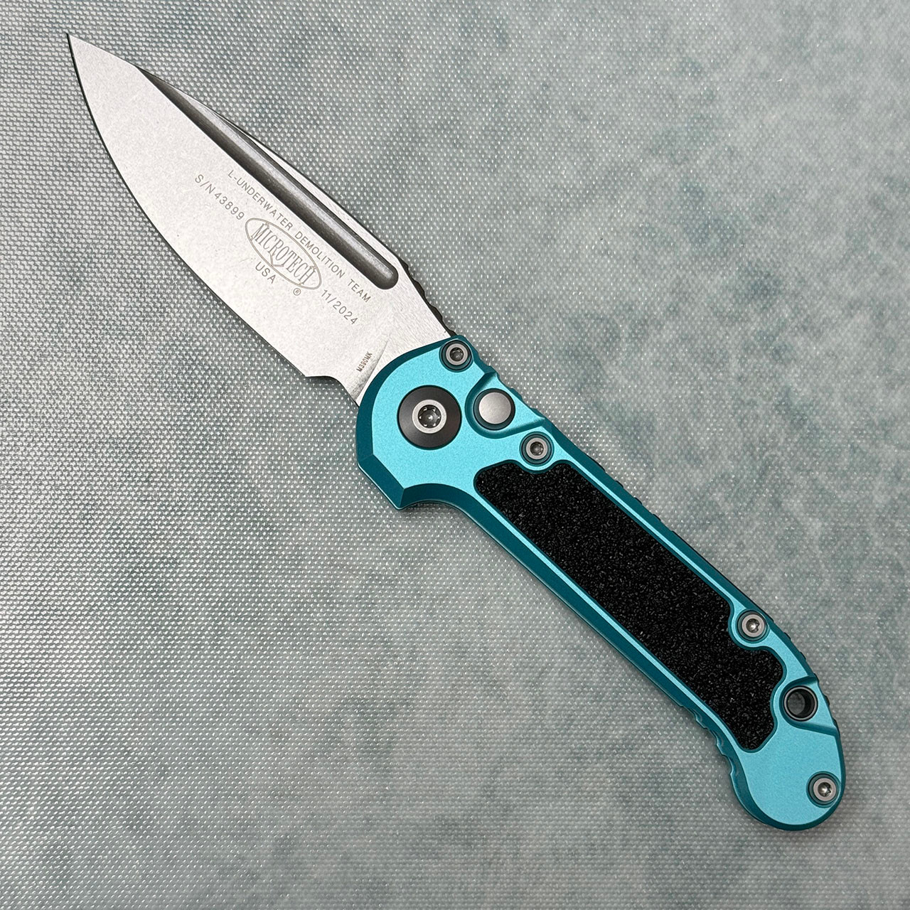 Microtech LUDT S/E Gen III Turquoise Stonewash Standard 1135-10TQ ...