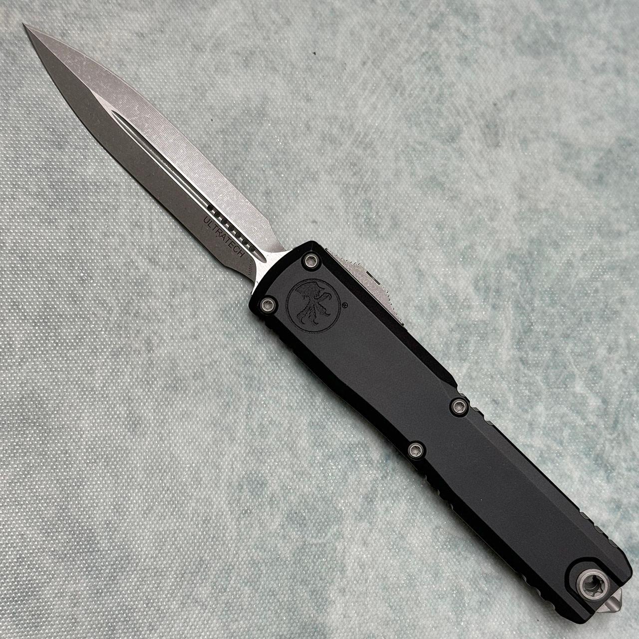 Microtech Ultratech Gen III ZBP D/E Black Handle Apocalyptic