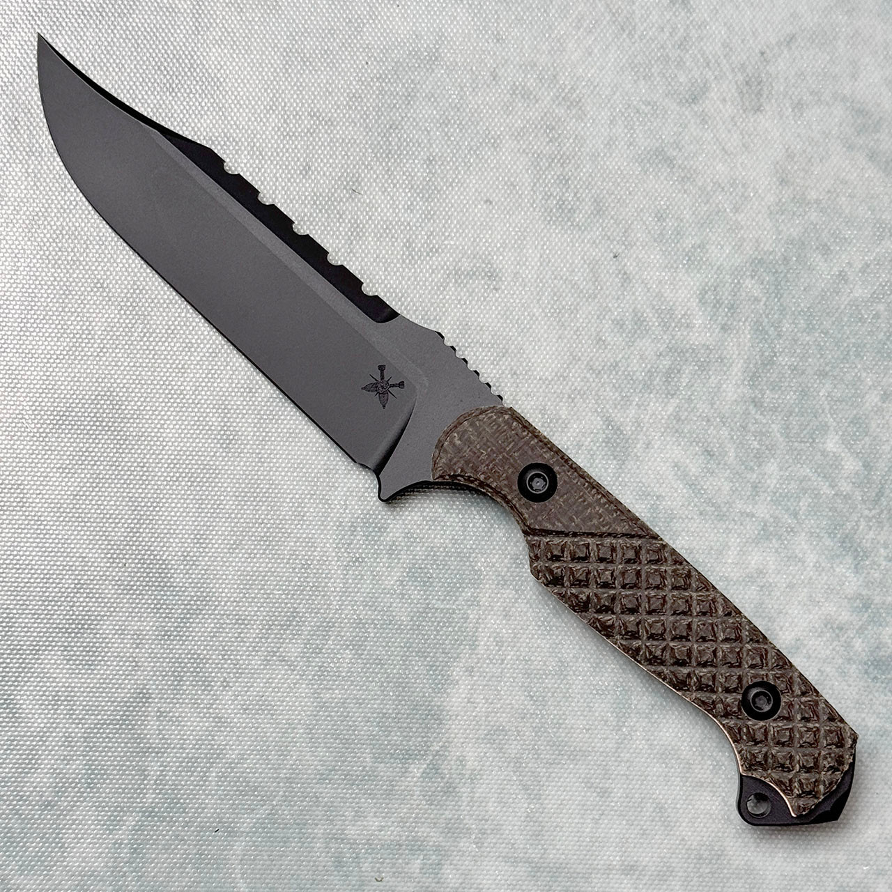 Toor Knives Allied Crewman Fixed Blade Textured Green Linen