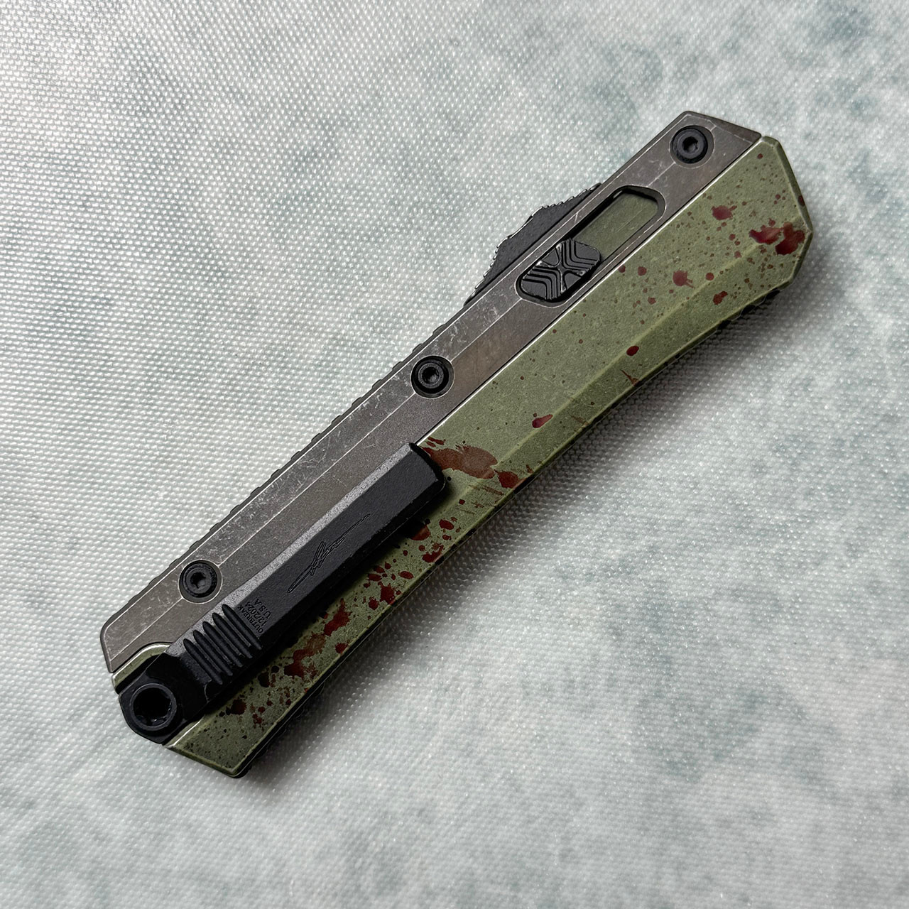 Microtech Glykon T/E Outbreak Standard Nickel Boron Internals