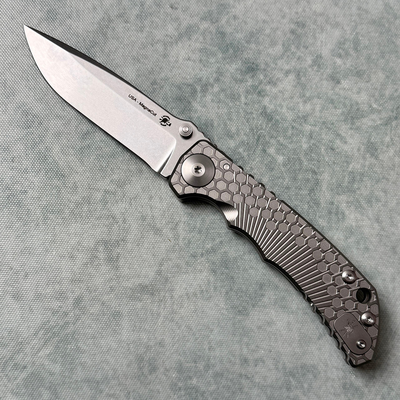 Spartan Blades Harsey Folder SHF 2024 Octaburst Titanium Handle
