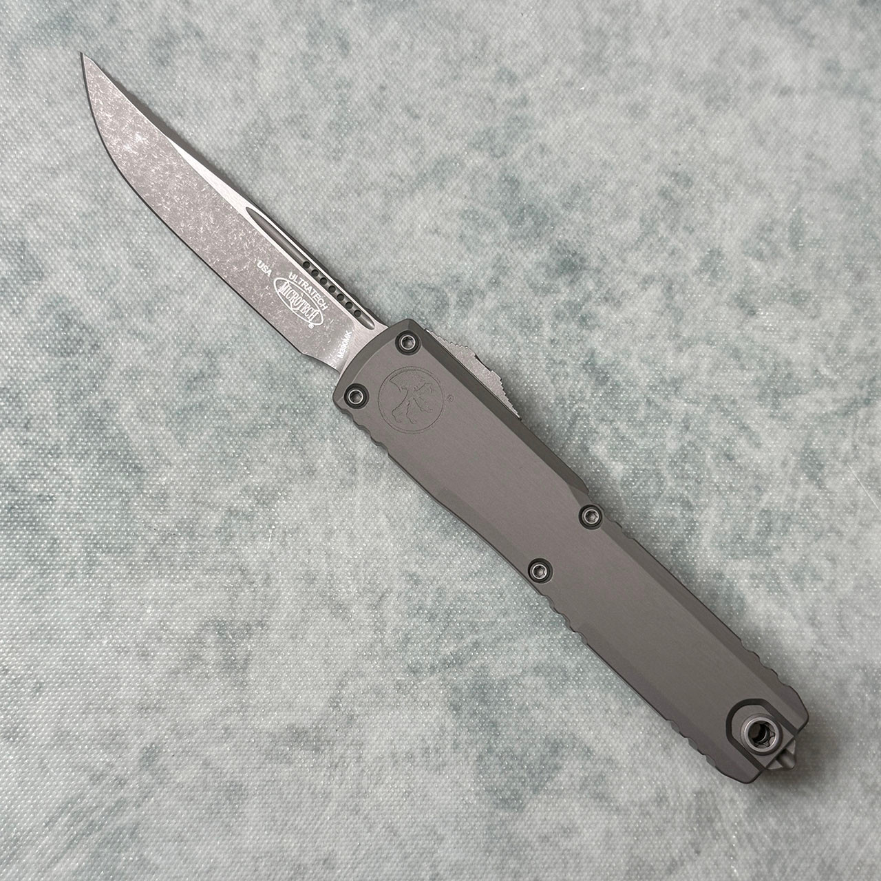 Microtech Ultratech Gen III ZBP S/E Natural Clear Handle