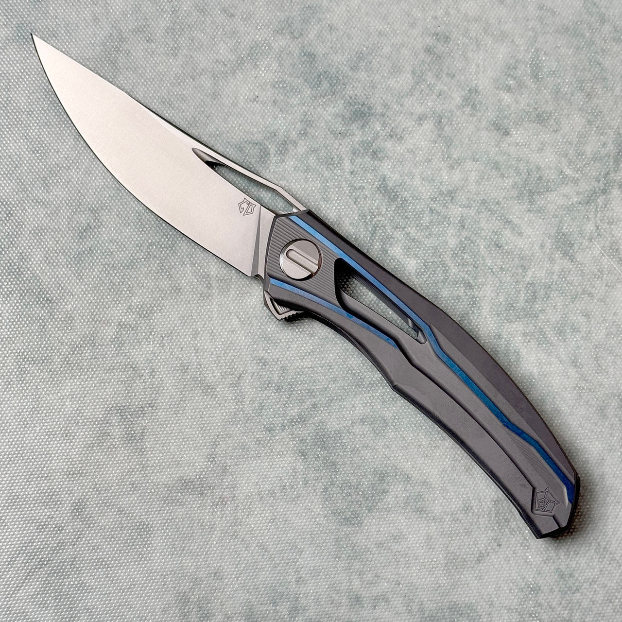 Shirogorov MidiQ Custom Division Titanium Handle Stonewash