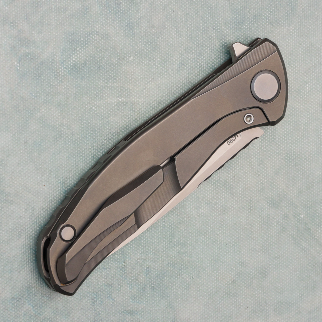Shirogorov F95 Zero Titanium Handle Stonewash M390 Blade (Pre