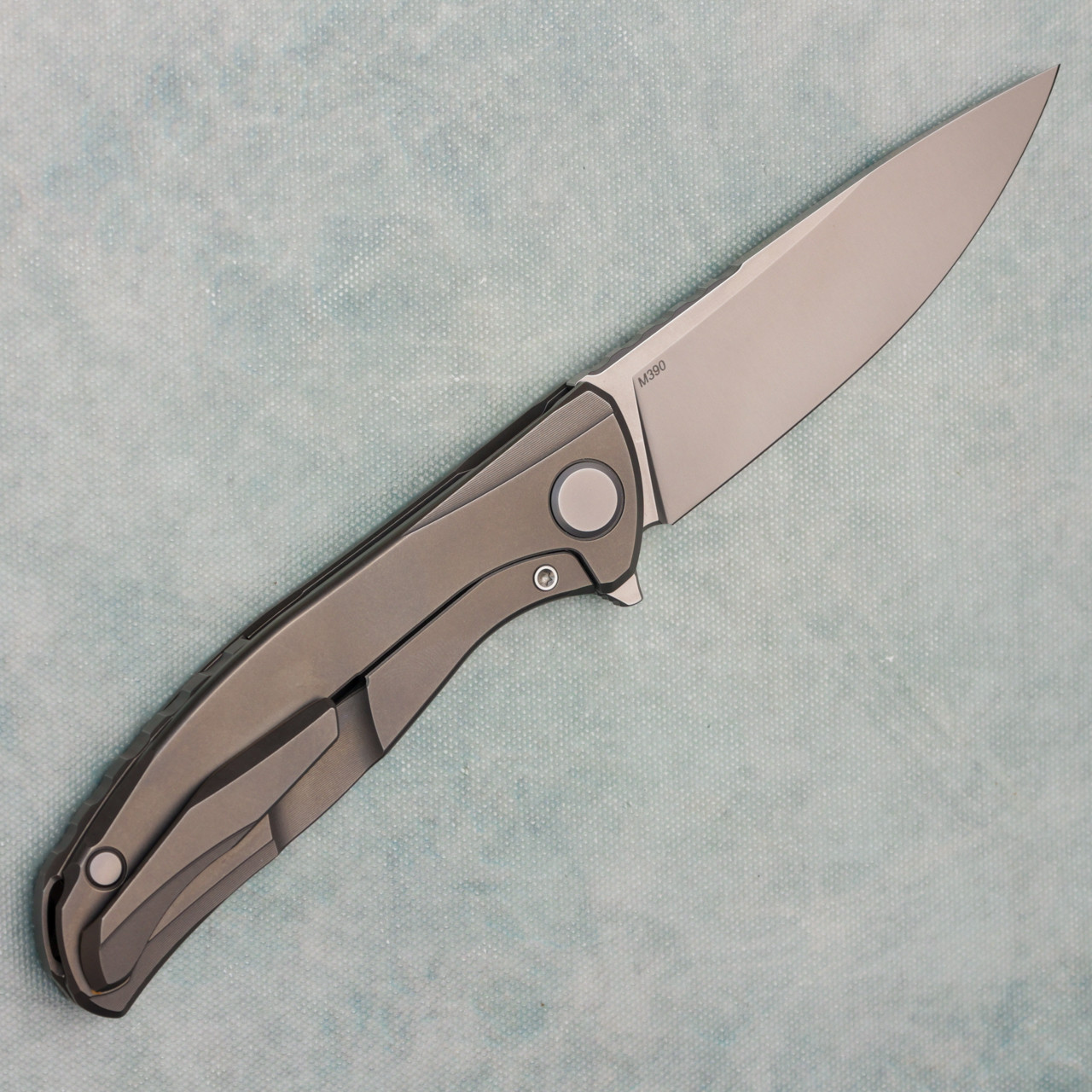 Shirogorov F95 Zero Titanium Handle Stonewash M390 Blade (Pre