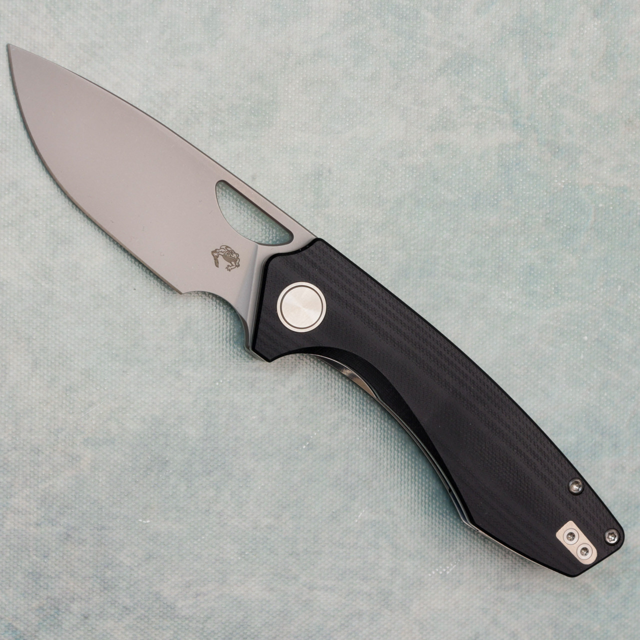 Gecko Customz Sikora Lite Non-Flipper Liner Lock Black G10 Handles