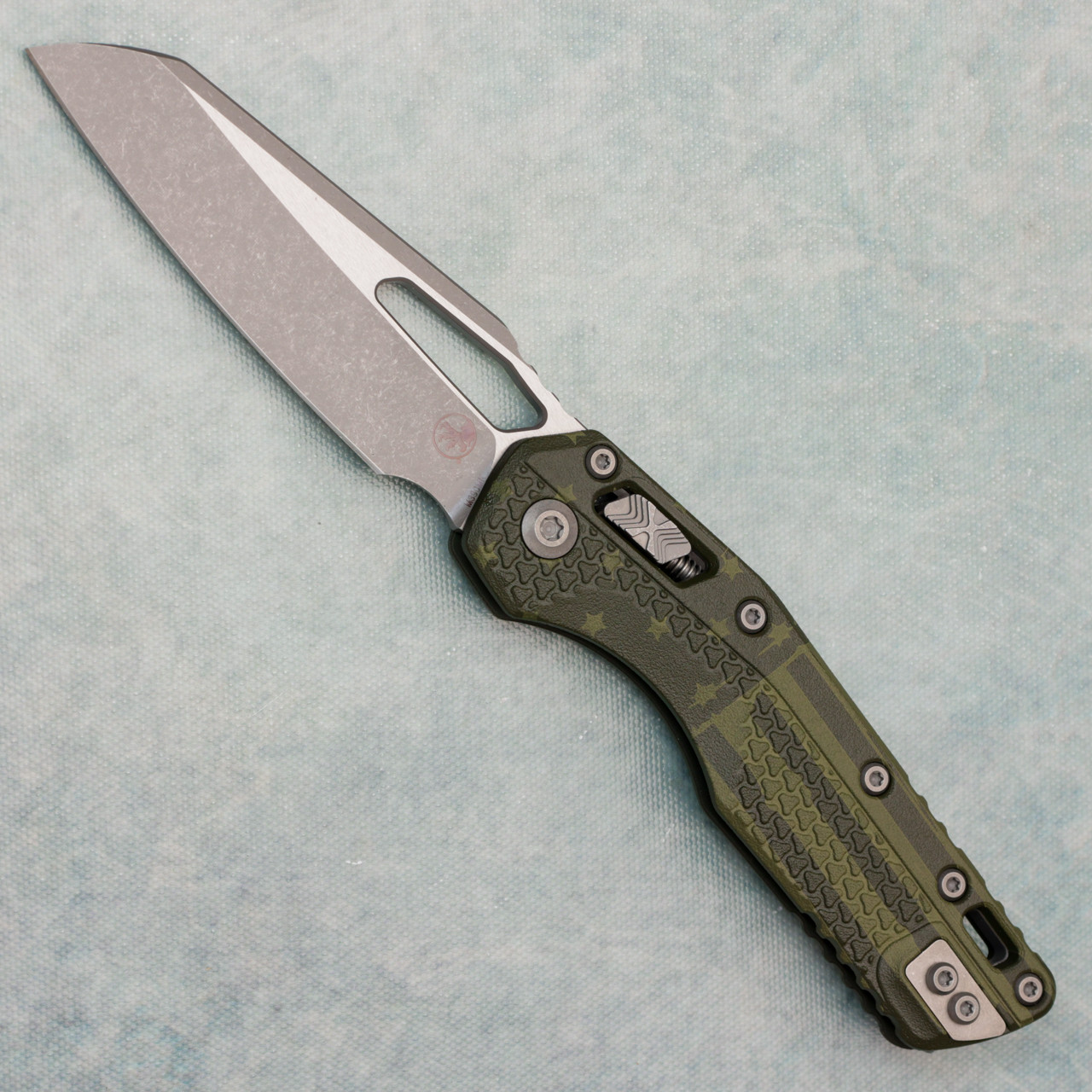 Microtech MSI RAM-LOK S/E OD Green Flag Tri-Grip Polymer