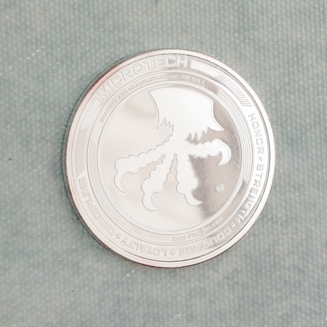 Microtech Challenge Coin 25th Anniversary .999 Fine Silver | American ...