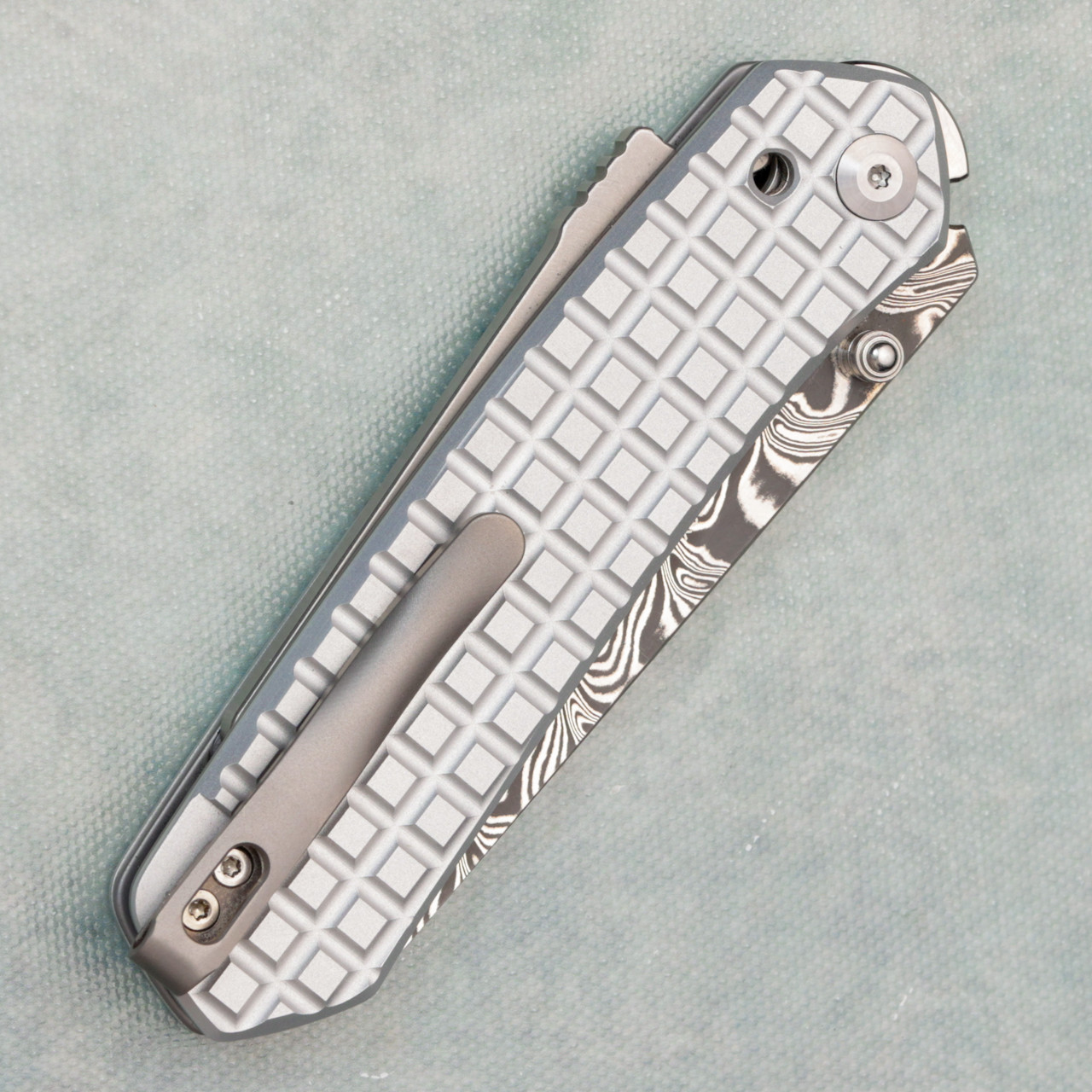 Civivi Vision FG Superlock Frag Aluminum Handles Damascus Blade