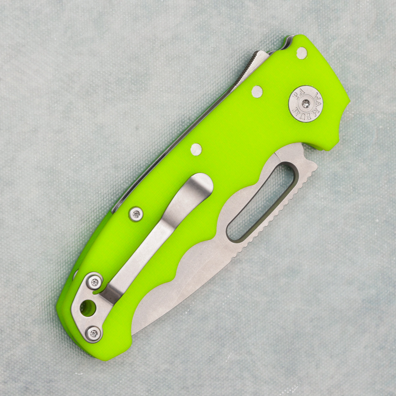Demko MG AD20S V2 Kopis Shark Lock Finger Groove Dayglow G10
