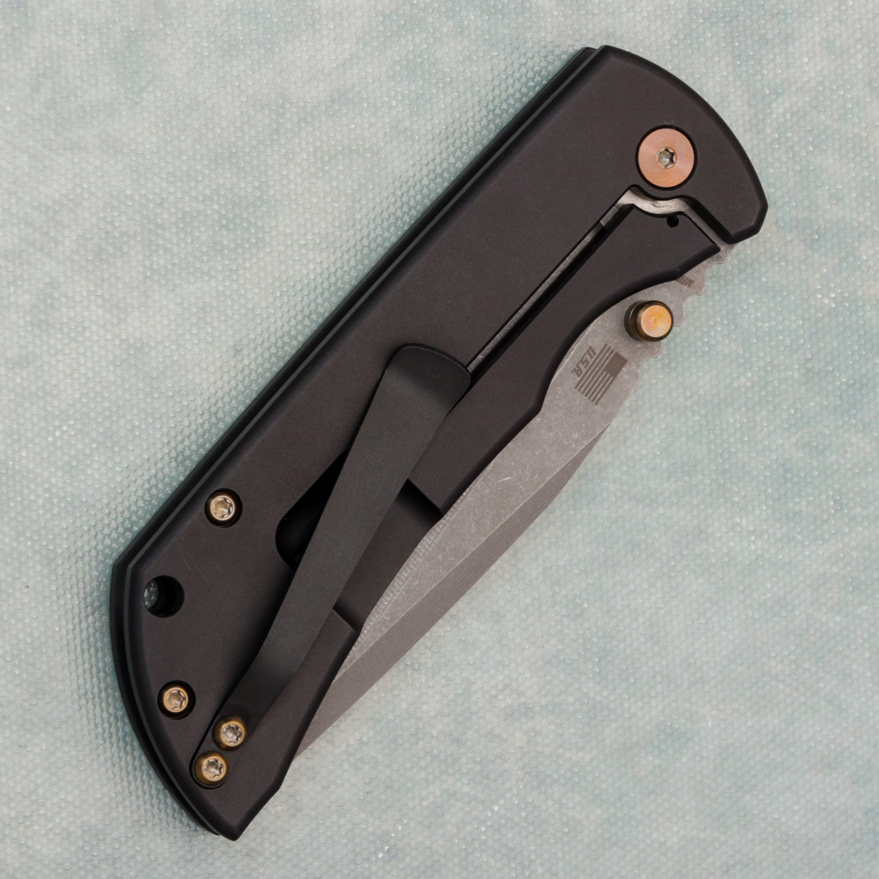 McNees Knives PM MAC 2 3.5 Gen 2 Blackout Speedholes Titanium
