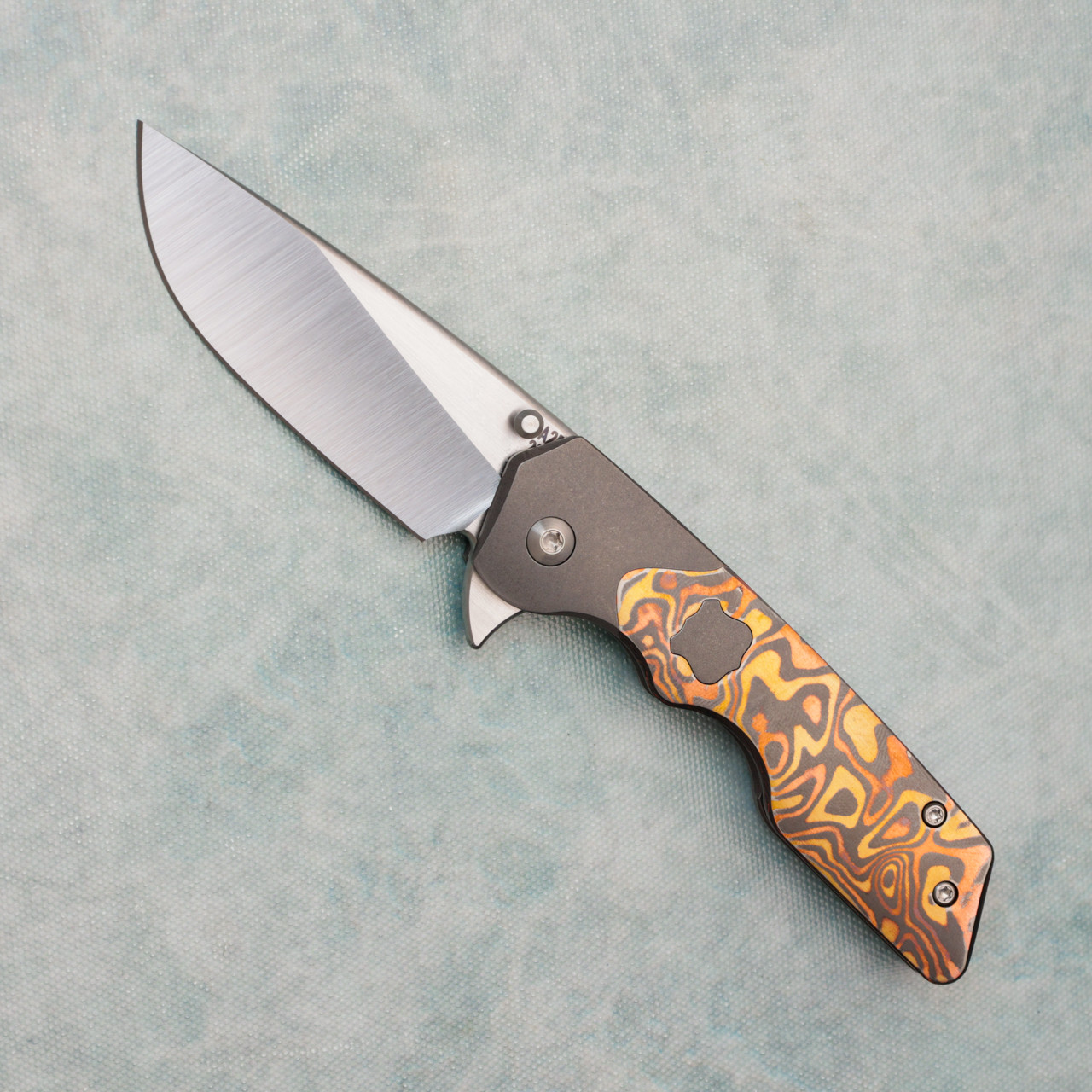 A2D Attn2Detail Mercantile Mark 3 Medium Framelock Folder Titanium